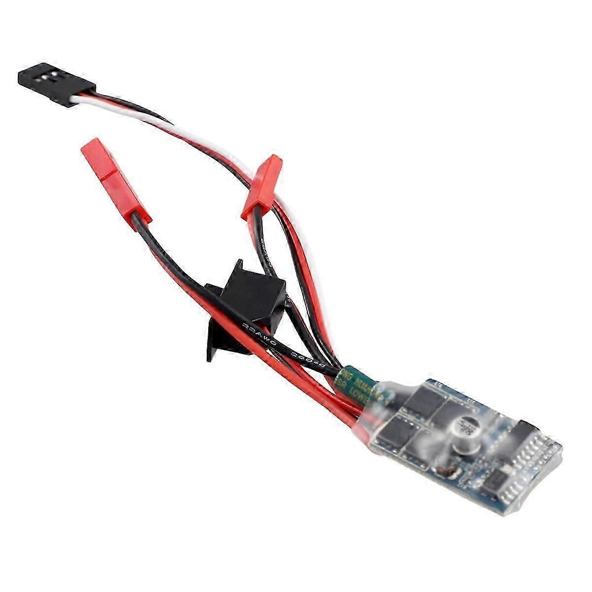 RC Car 35A ESC Forward Reverse Brush Brake Dual Way ESC Motor Speed Controller for 1/16 1/18 1/24 Car Boat Tank