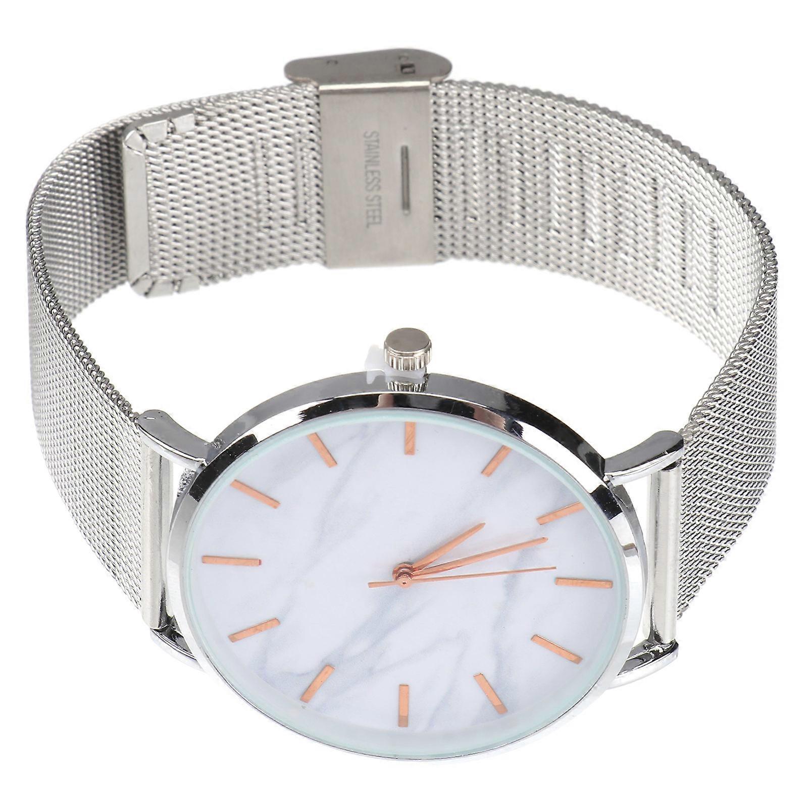 Watches Marble Pattern Bracelet Watch Casual Business Style Dial Diameter 3.7CM 1Pack