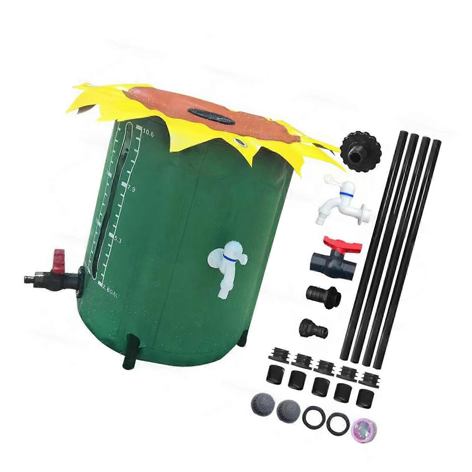 Foldable Water Container For Gardening Rainwater Harvesting Durable PVC Materials Compact Design 50L Storage Solution 50L