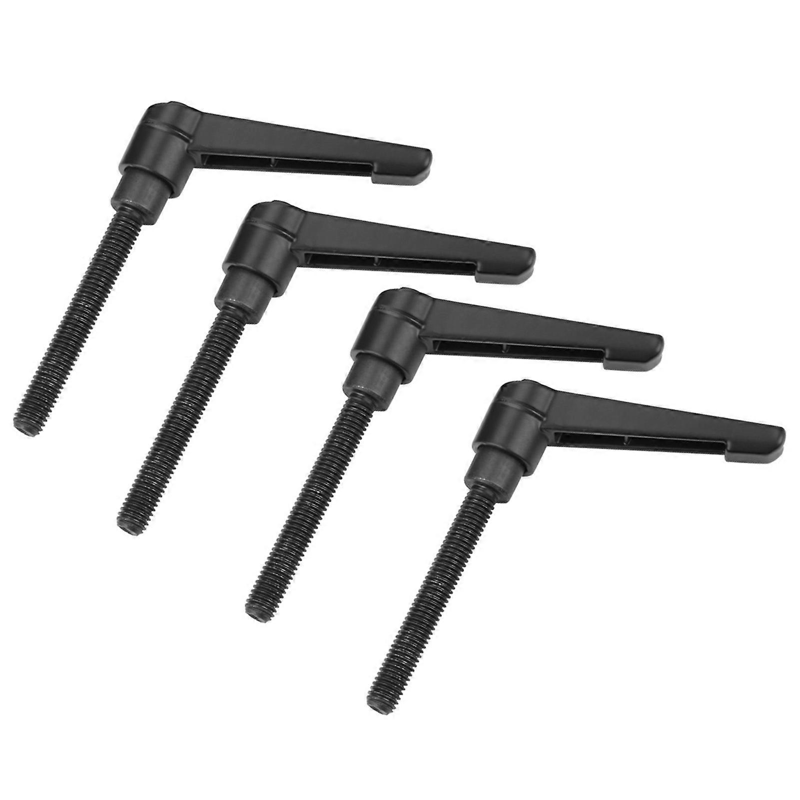 4PCS Metal Machine Knobs Adjustable Fixing Handle M8 Male Thread (50mm)