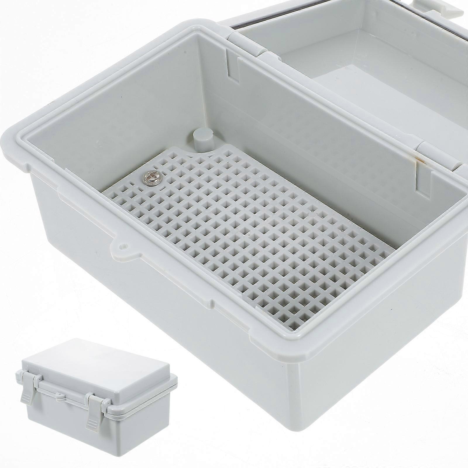 Outdoor Waterproof Plastic Electrical Junction Box 1 Set DIY Accessory