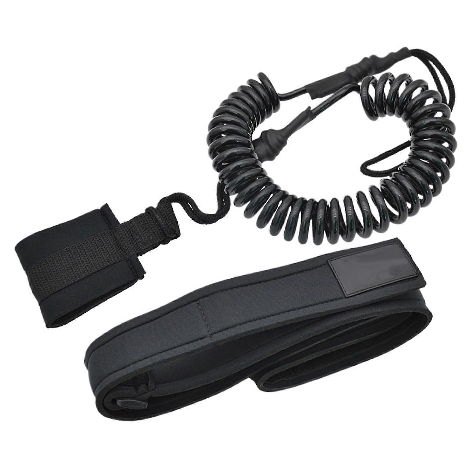 Bodyboard Leash with Quick Release Straps, Saltwater Resistant Hardware for Kayak and Paddleboard Rentals