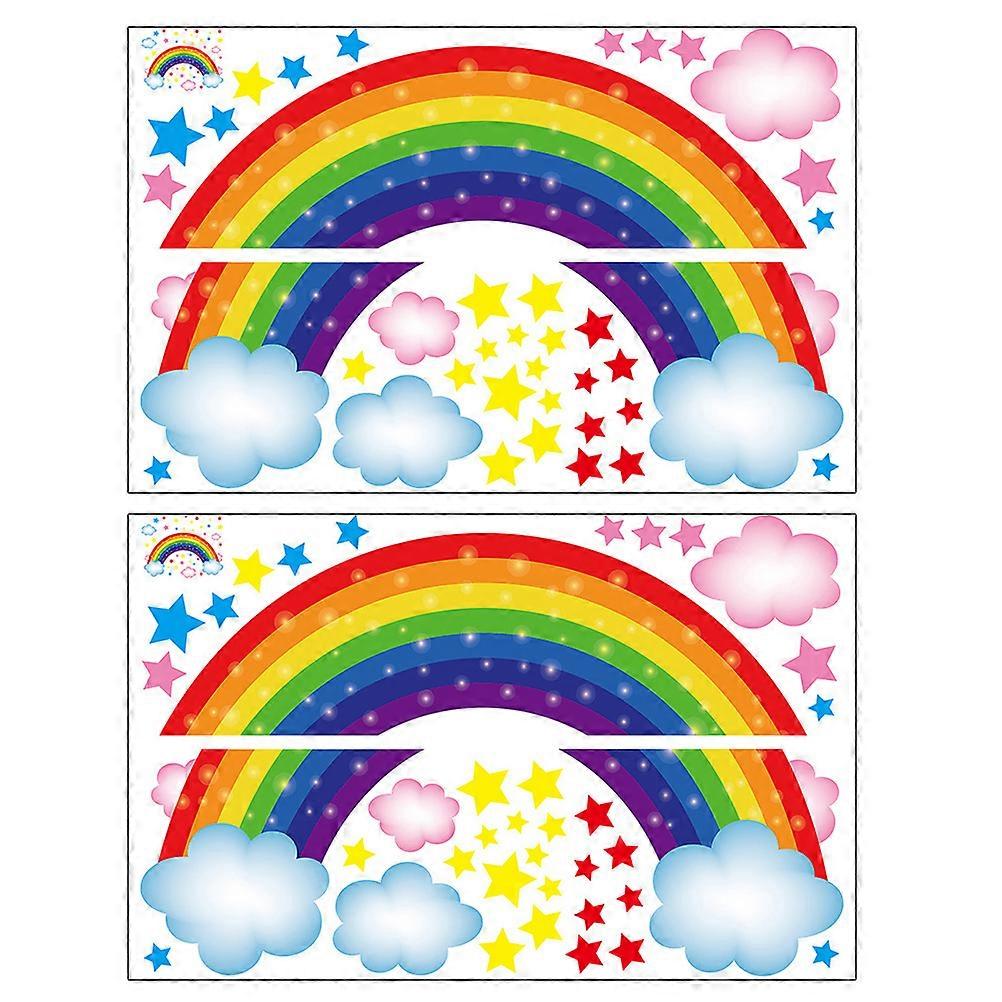 Decorative Background Wall Stickers In Assorted Color For Office And Kitchen 2 Sheets