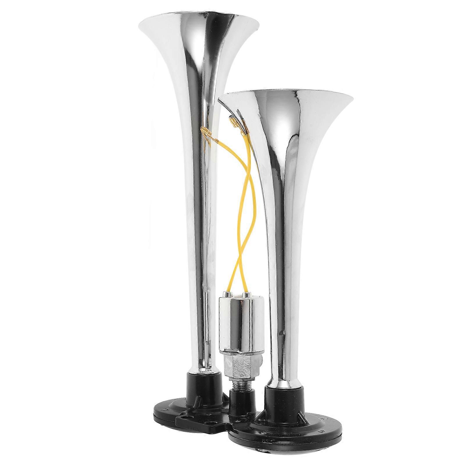Loud and Clear Air Horn for Cars Crafted from Aluminum Alloy with Easy Installation and Multifunctional Use Assorted Color