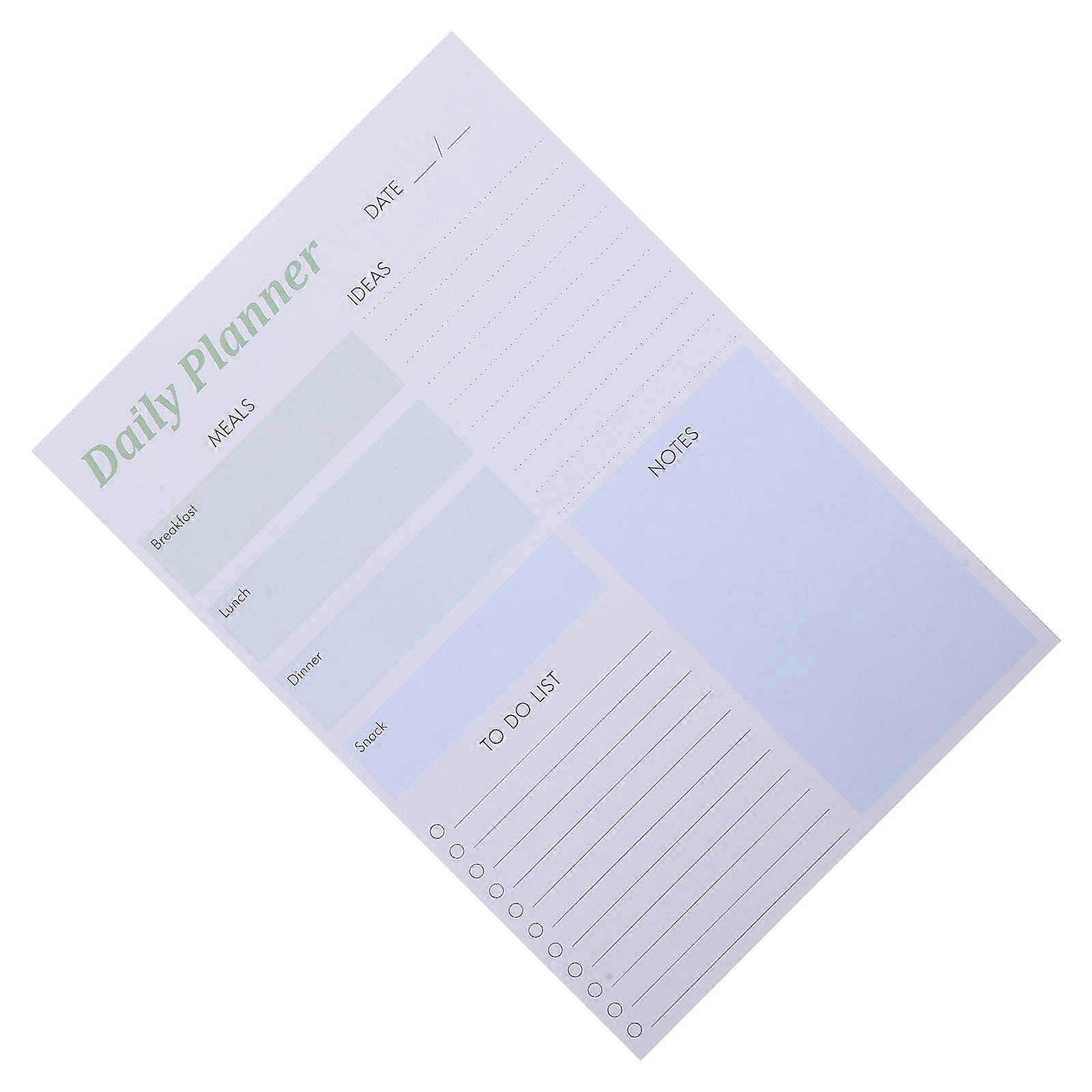 Magnetic Daily Planner Notepad for Convenient Home and Office Use Multi Color 3 x 5 inches