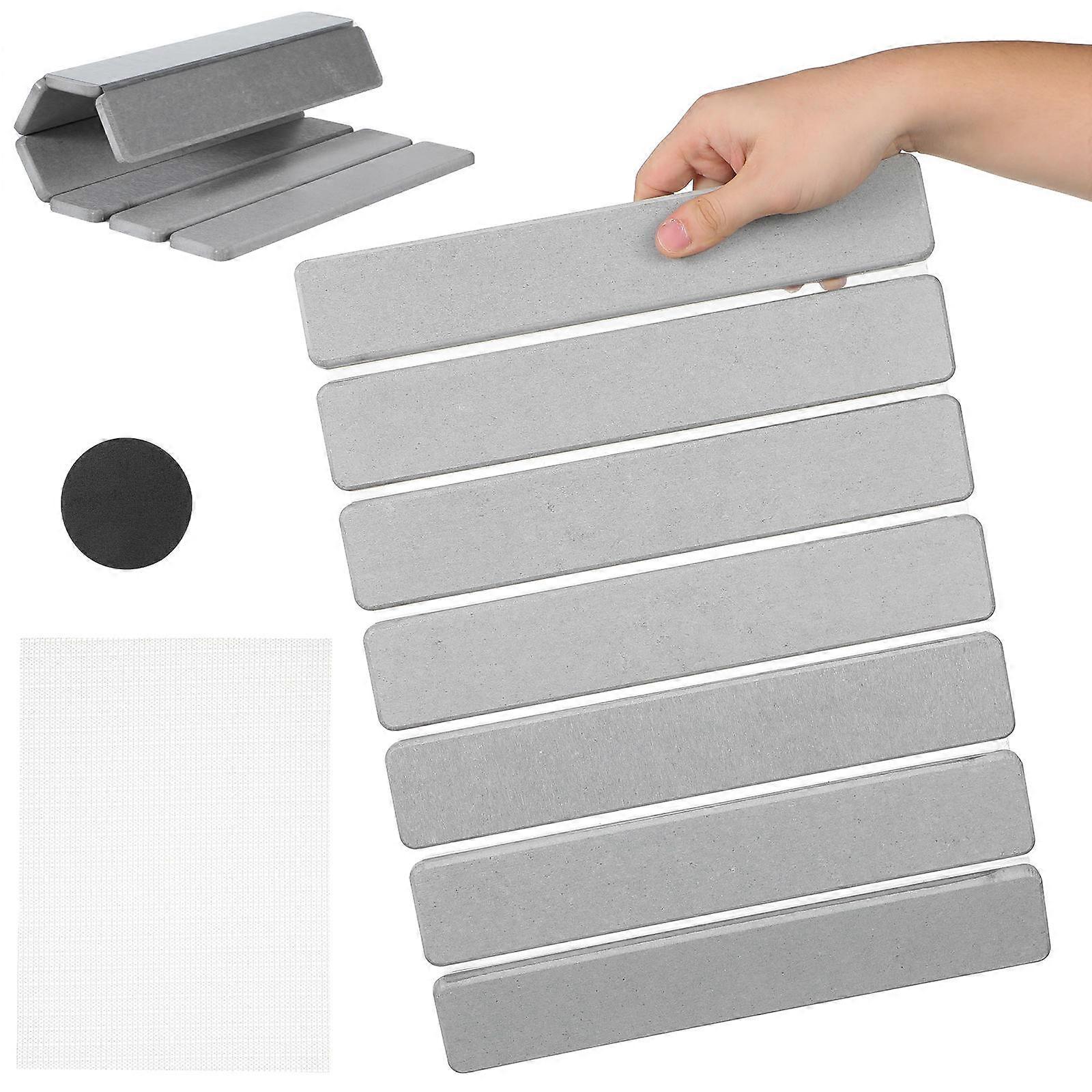 Foldable Dish Drying Mat, Mud Material, Quick Dry Absorbent Kitchen Counter Pad for Dishes, Bottles, Cups, Space Saving & Easy to Clean Design