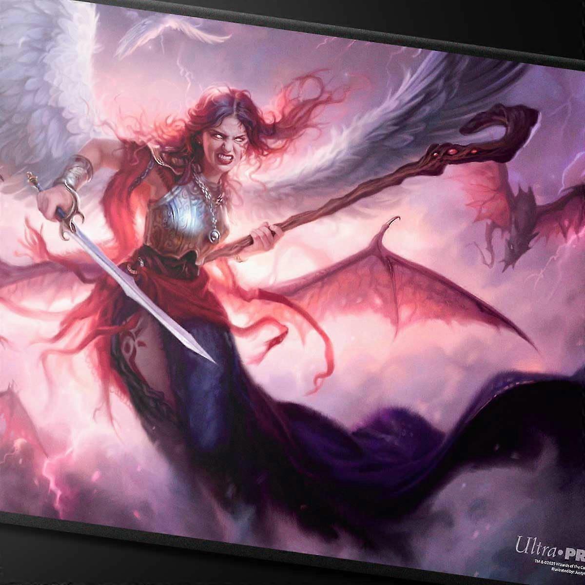 MTG Commander Series- Release 5- Three Color Wedge- Q1 2025 Black Stitched Playmat Kaalia FanVote