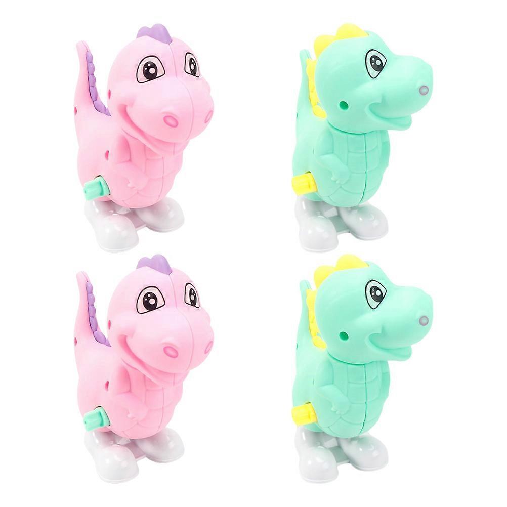 4pcs Dinosaur Wind Up Toys for Safe, Educational Playtime Fun Promotes Exploration & Learning for Boys