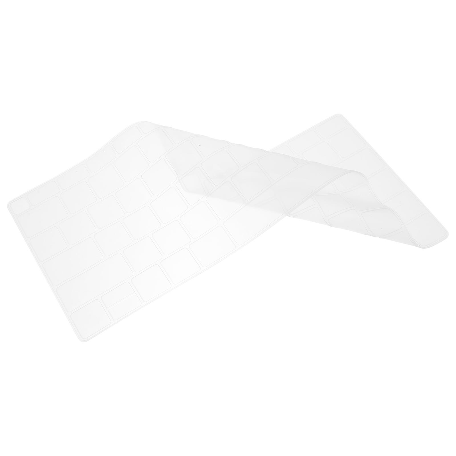 TPU Keyboard Cover Ultra Thin and Soft Water Resistant Dustproof for Protection Use Transparent Fits Most Keyboards