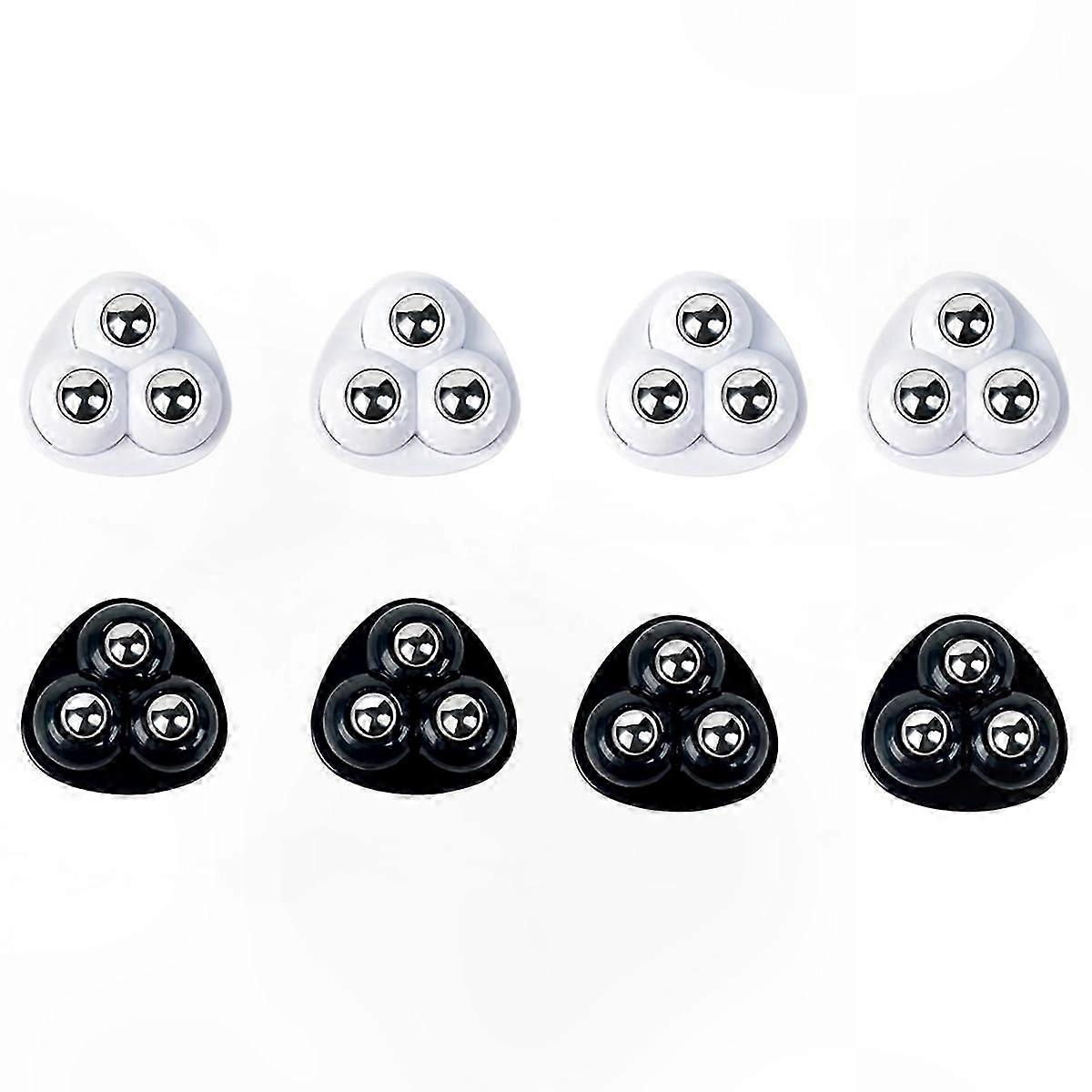 8-Pack Mini Swivel Casters with Self-Adhesive Metal Wheels for Easy Mobility