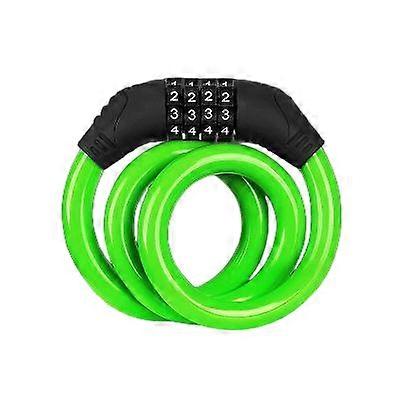 Bicycle four-digit combination lock | Metal material with adjustable password | Four digits | Bicycle lock for travel