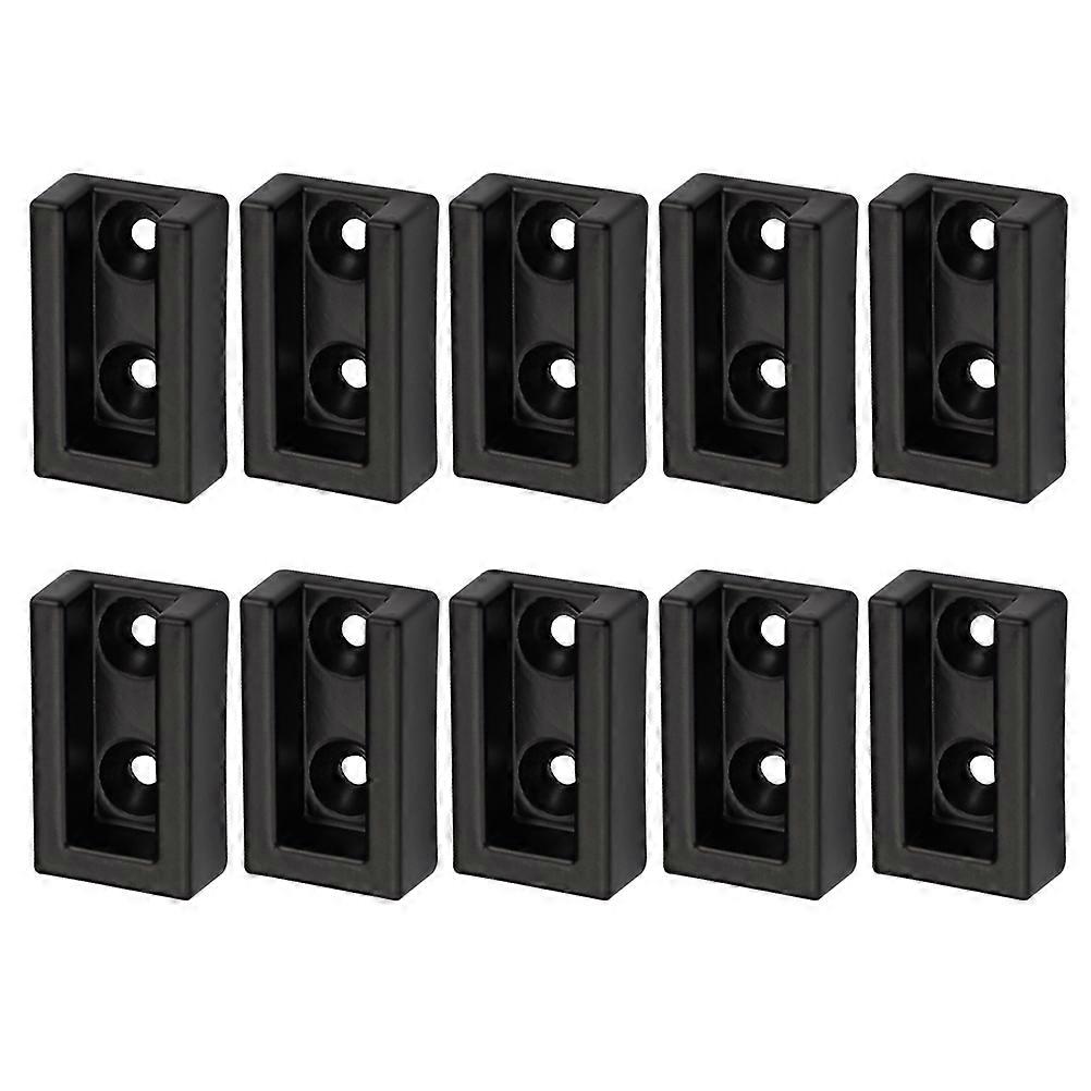 10pcs Wardrobe Clothes Rod Rail Holder with Fitting Seat