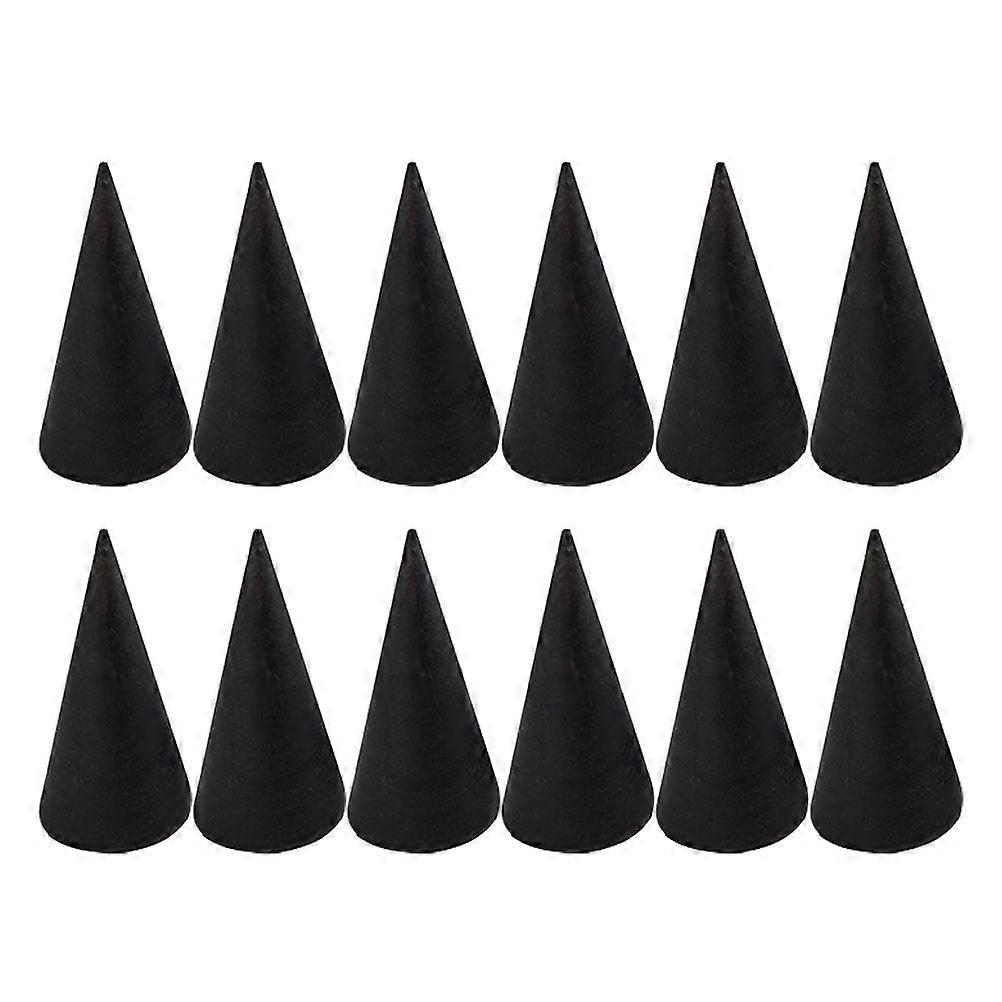 Here's a polished and professional product description based on your input:

 

**12pcs Cone Ring Holders – Stylish Jewelry Display Stand for Rings |