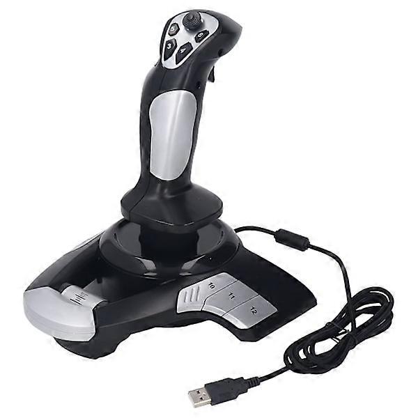 Flight Joystick Controller 3D USB Wired Flight Simulator Stick Joystick Controller mit Vibrationsfunktion