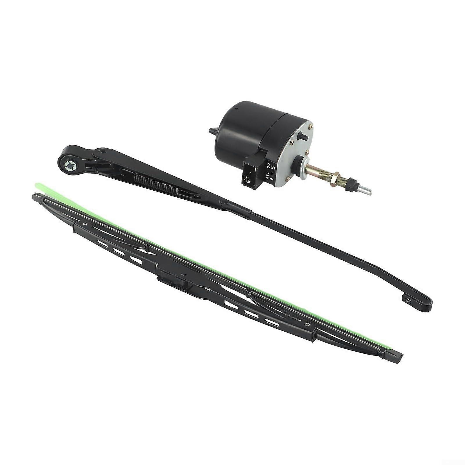 Windshield Wiper Motor, 12V Electric Wiper Motor for Tractor, Boat, Camper, Durable and High-Performance Design