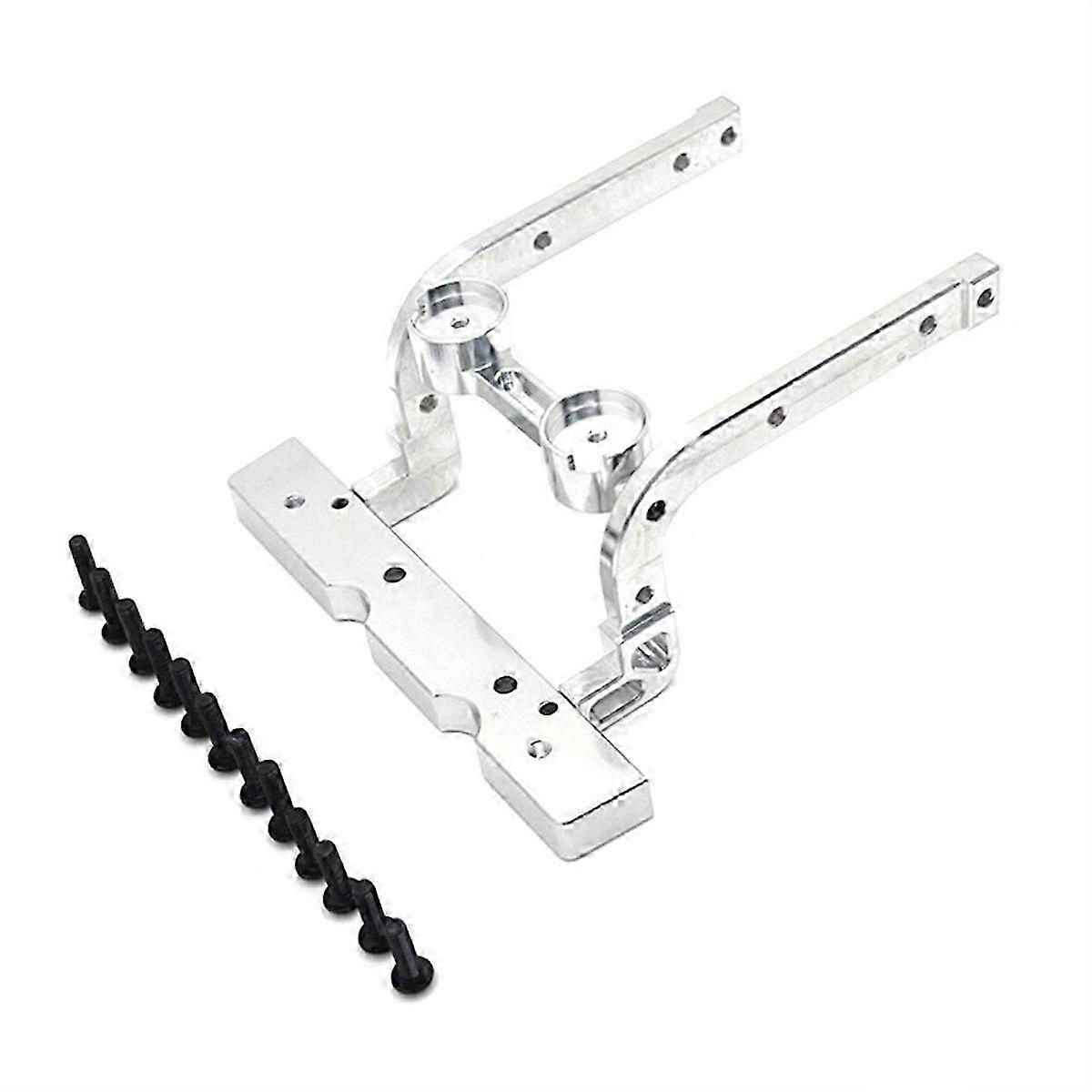 RC Car Front Bumper Fixed Kit - Silver Accessory for Enhanced Durability and Protection of Your Remote Control Car