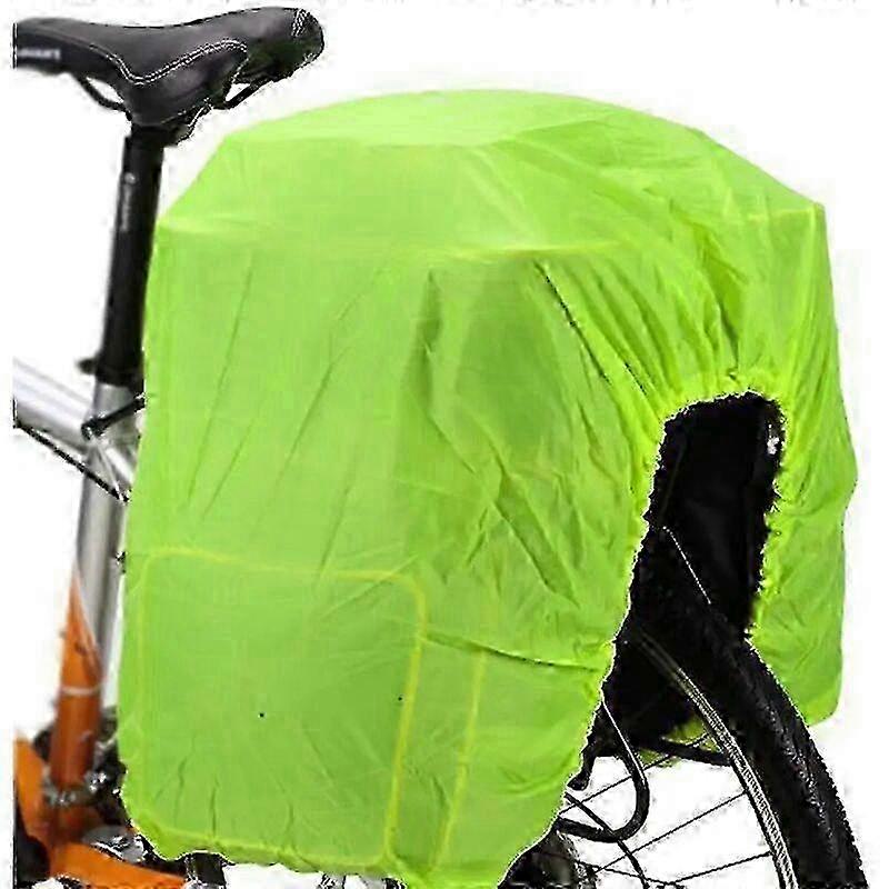 غطاء دراجة خفيف الوزن مقاوم للماء - واقي مطر للحقيبة الخلفية قابلة للطي لركوب الدراجات