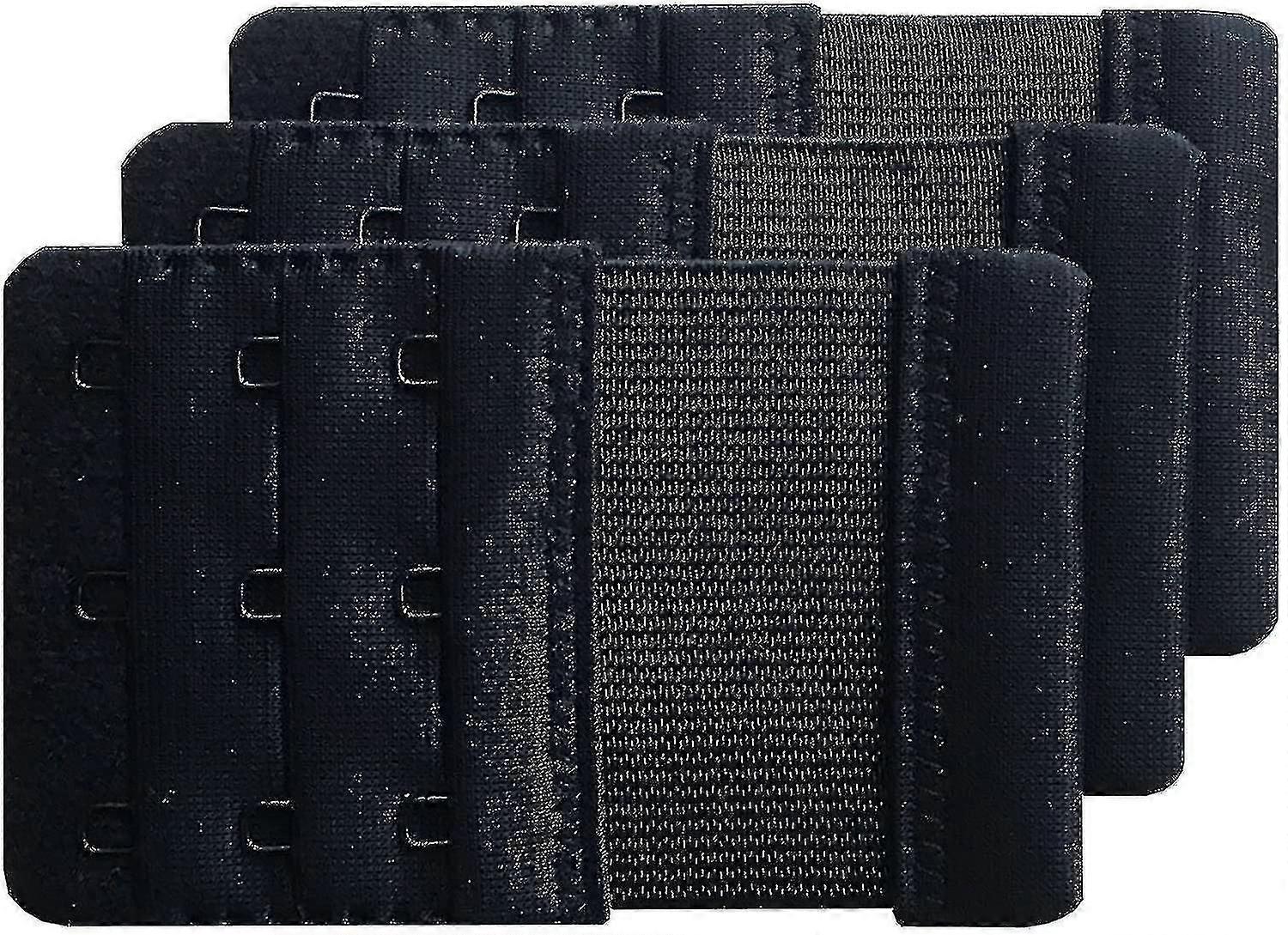 3pcs Women's Soft Comfortable Extension 3 Hook Bra Extenders,5.7 Cm