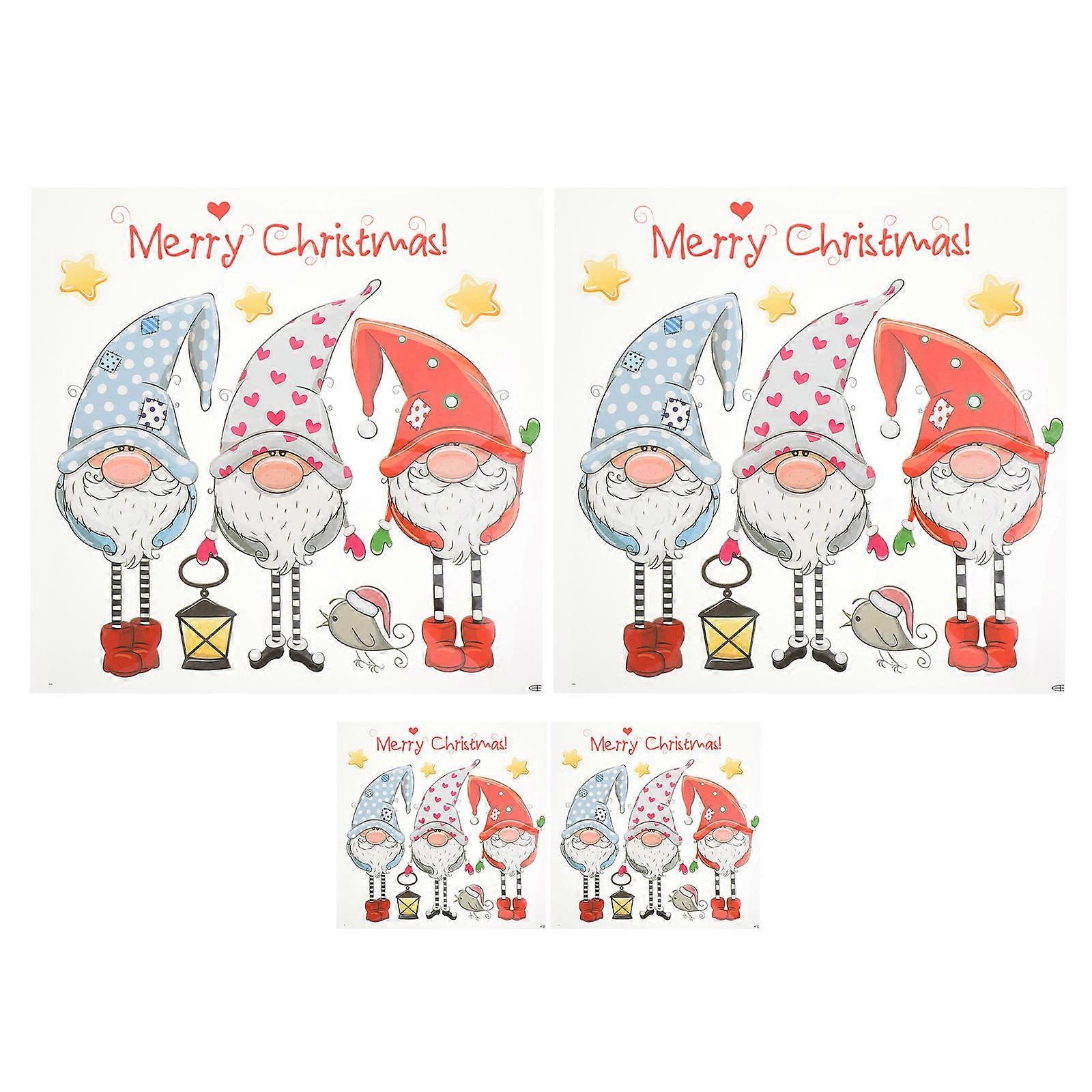 Festive Transfers 4Pcs Gnome Patches Suitable For Christmas Celebrations And DIY Projects In Assorted Color Heat Transfer Fun