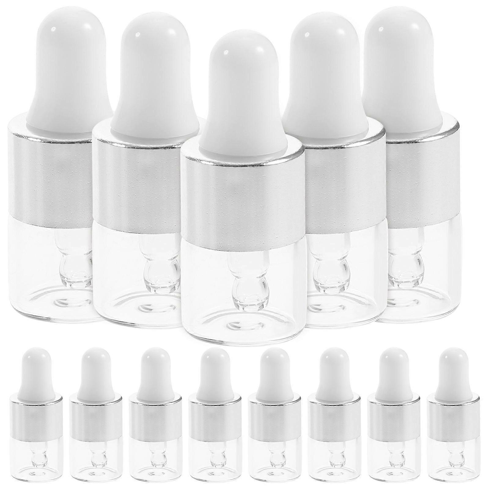 30pcs Essential Oil Dropper Bottles with Caps and Rings for Aromatherapy and Liquid Dispensing – Portable and Convenient for Travel