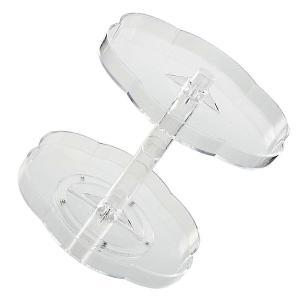 360 Degree Rotation Kitchen Rack Rotatable Seasoning Organizer For Kitchen Use 25.5X21CM Transparent 1Pack