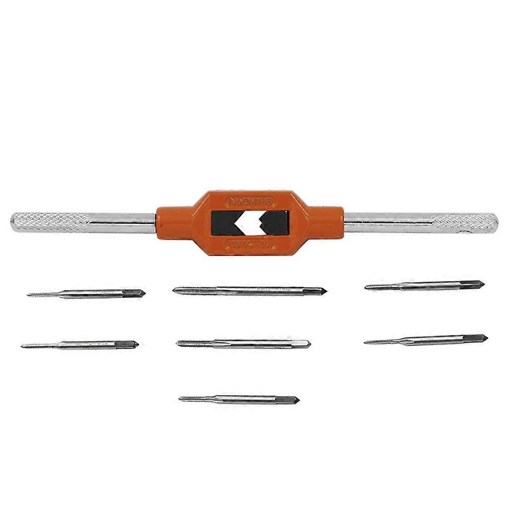 Tap Ratchet Adjustable Tap Wrench for Fastening Use Silver Tool