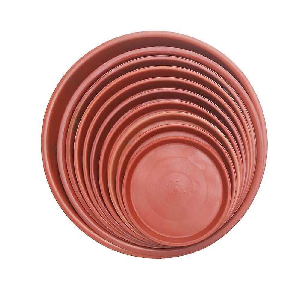 Planter Plate 12PCS Flowerpot Tray For Bonsai Tree Container Red Surfaces From Water Damage