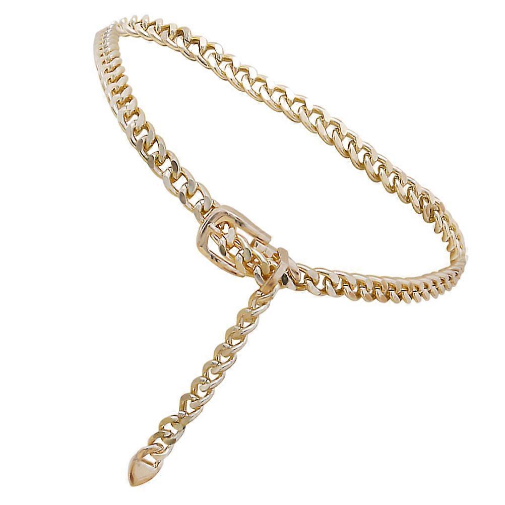 Metal Waist Chain for Women – Retro Punk Style Body Chain, Decorative Belt for Jeans, Parties & Celebrations