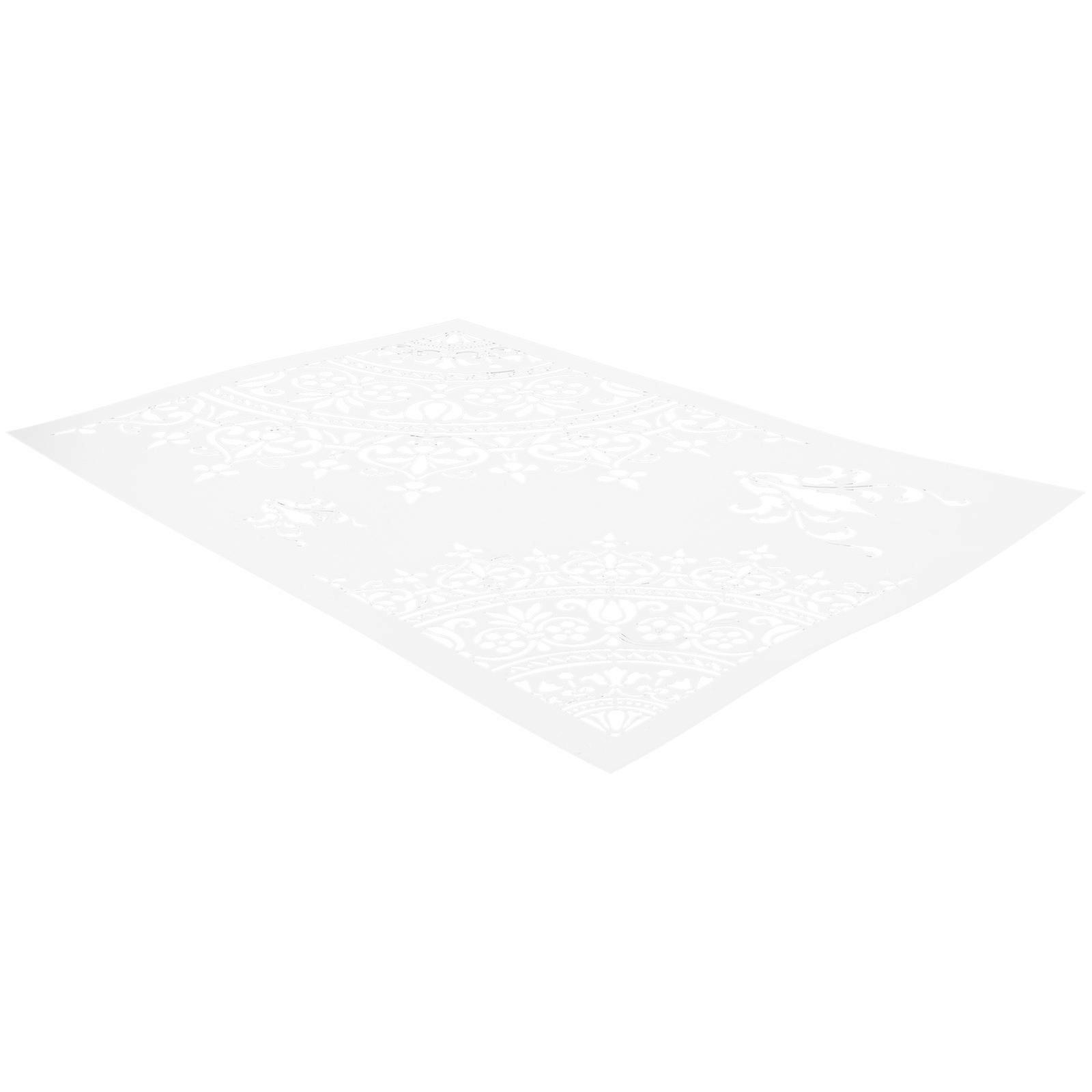 Reusable Flower Stencils For Painting Wall Decoration Art Class Hollow Design 1Pack