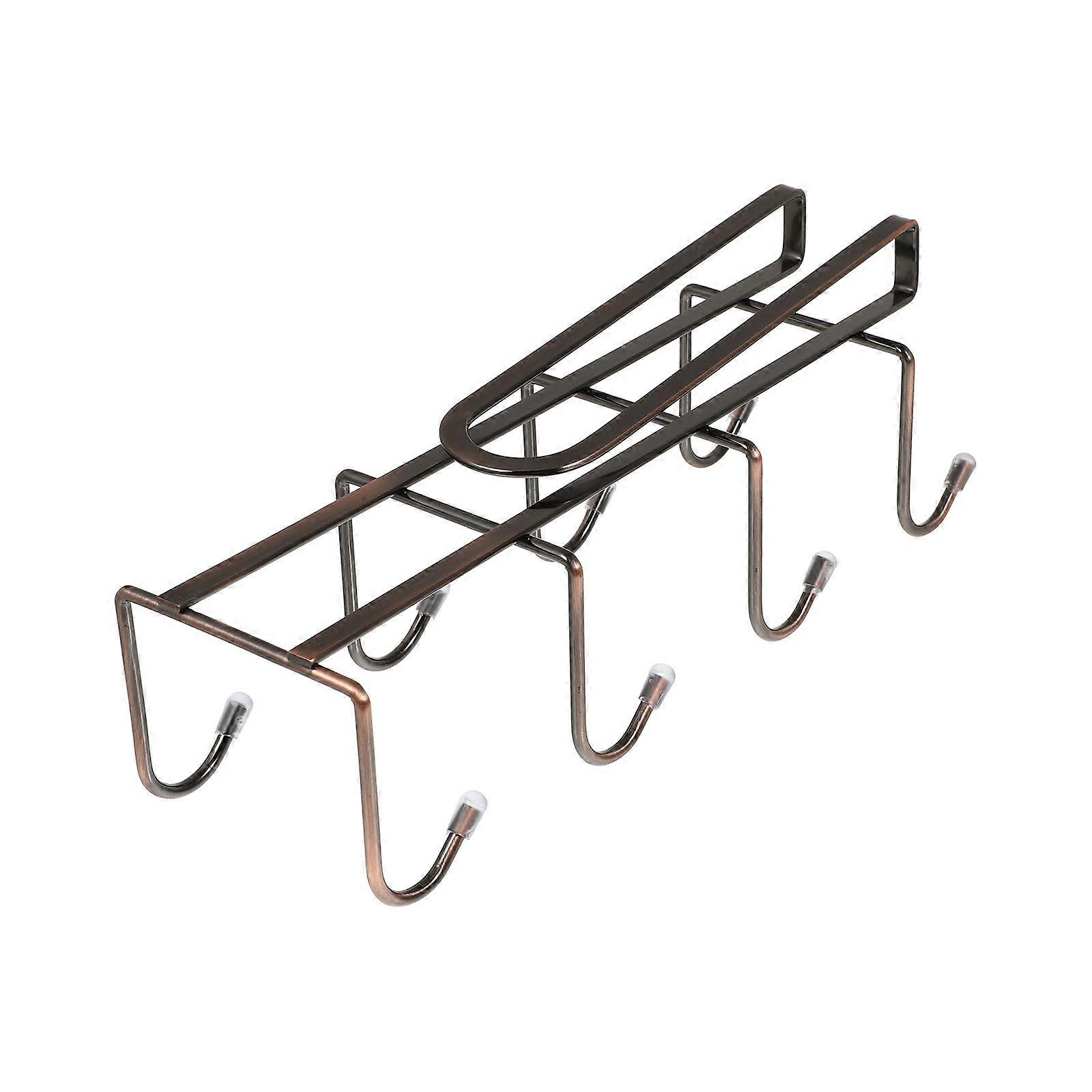 Cup Hanging Storage Hook Shape Rack For Bathroom Use Packed For Household Consumers With Drying Feature 1Pcs