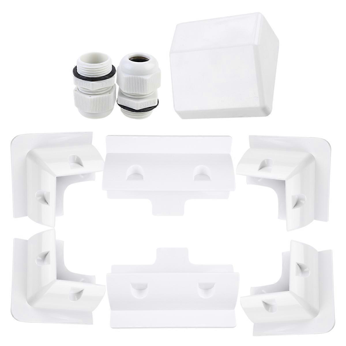 7 Piece Set ABS Plastic Solar Panel Holder for RV and Yacht with Durable Design Easy to Install