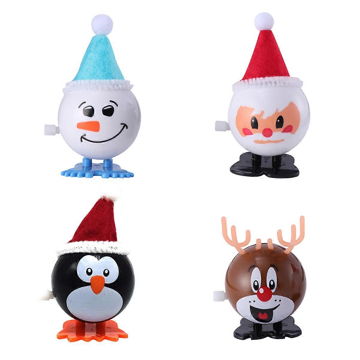 It sounds like you're referring to a **"1 Set Christmas Wind Up Snowman Elk"** — a fun, animated, clockwork style decoration often used for holiday