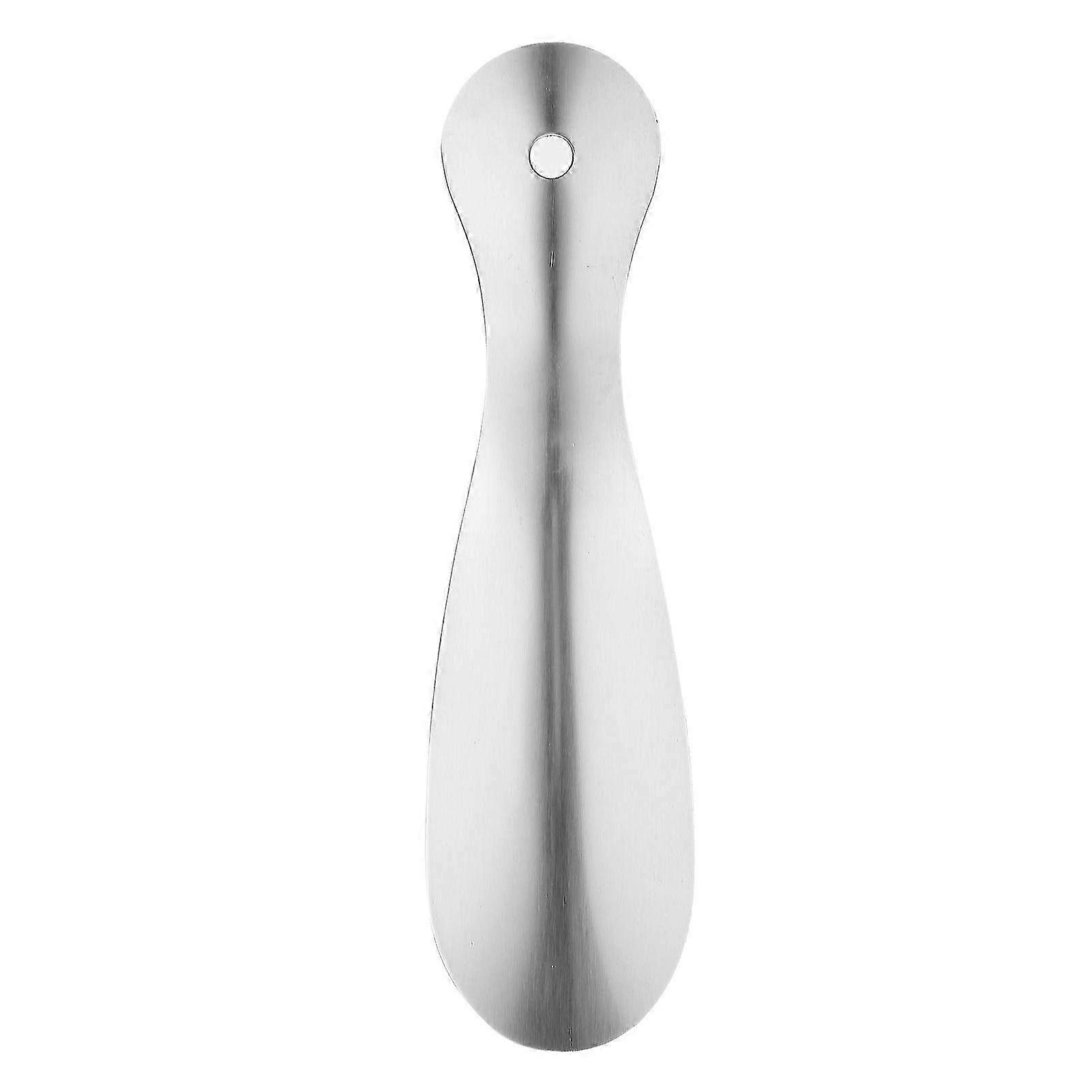 Portable Stainless Steel Shoe Horn & Spoon - Solid Travel Tongue Helper Stick for Easy Shoe Access and Comfort