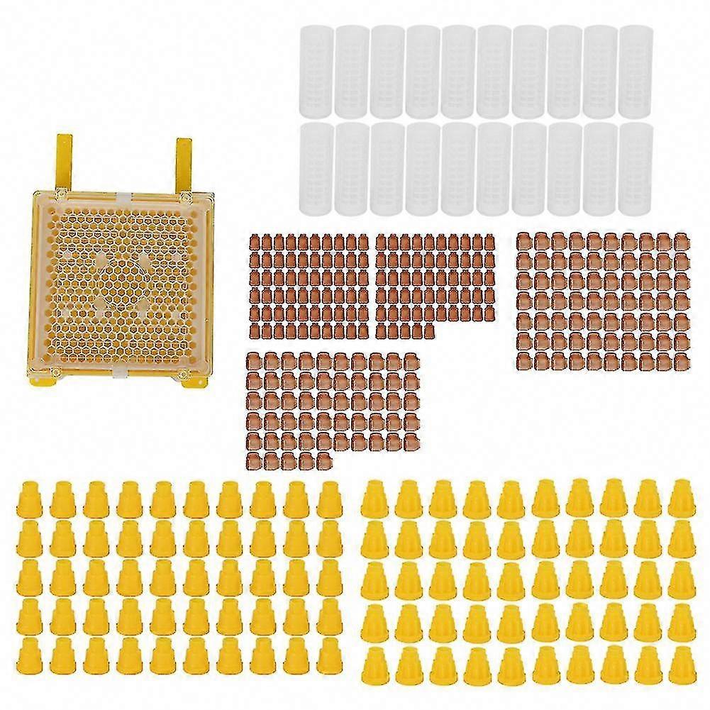 Queen Rearing Kit with Protective Covers - Complete Bee Breeding Set for Beekeepers