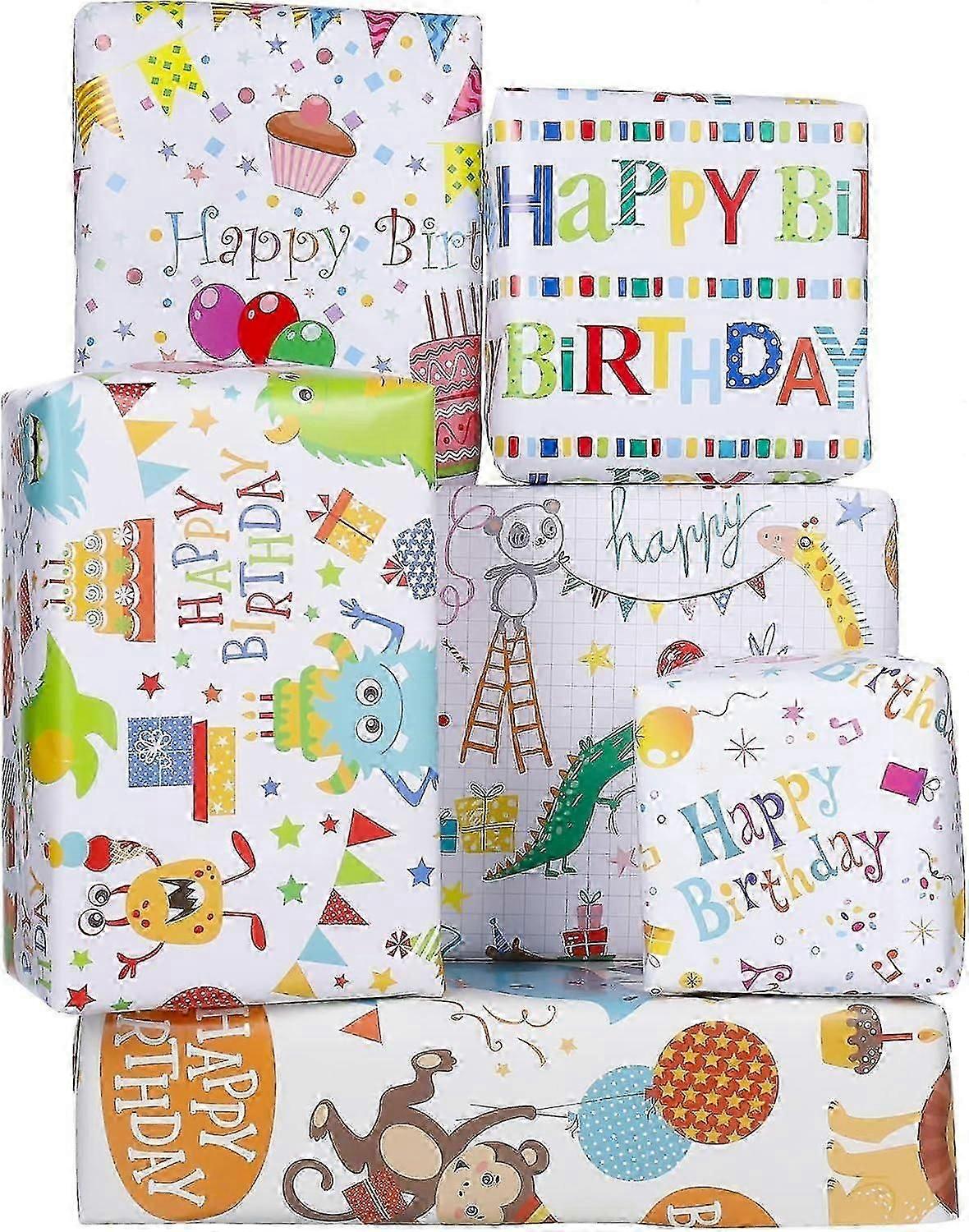 2024 Floral Design Gift Wrapping Paper with Storage Solution and Cutter Accessory