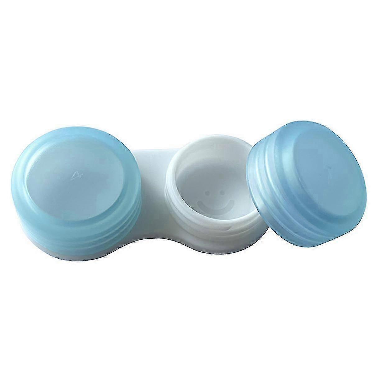 Contact Lens Case Box Durable Convenient Eyes Contact Lens Container Soak Storage Kit,blue
