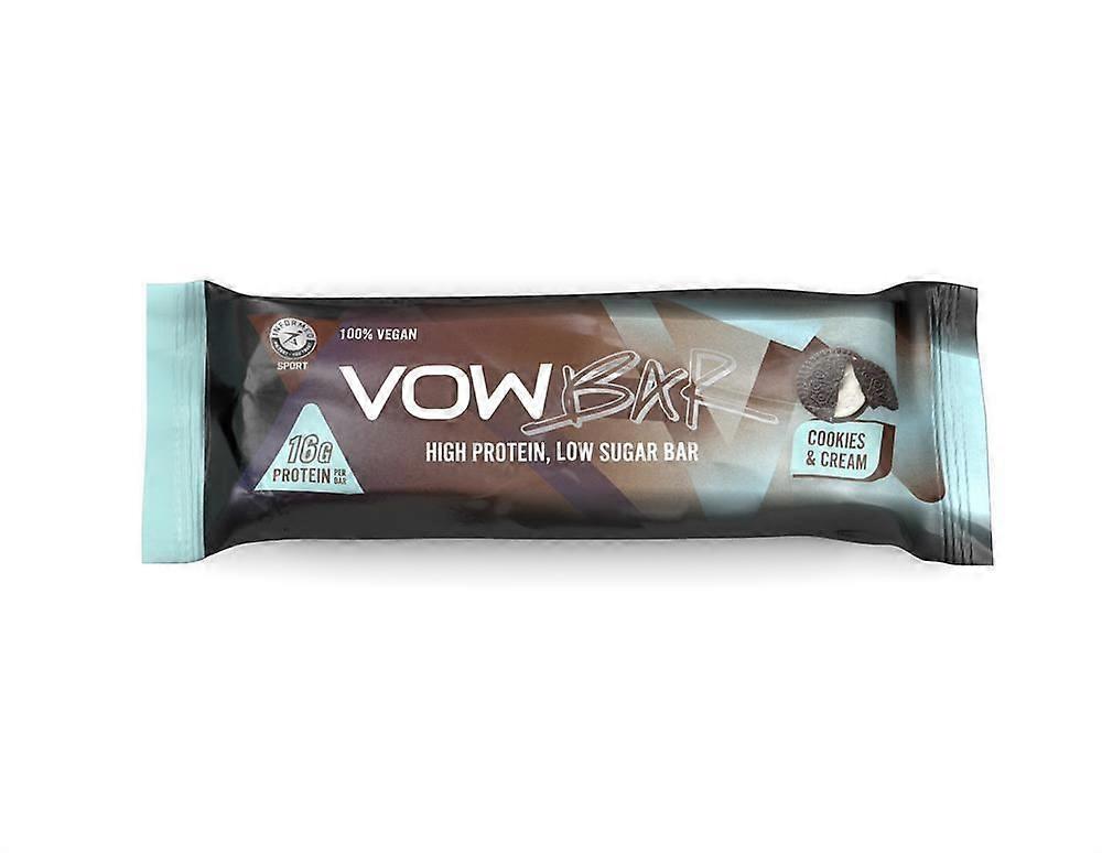 Vow Nutrition Vow Bar Cookies Cream Vegan High-Protein Chocolate 48g - 3 Pack