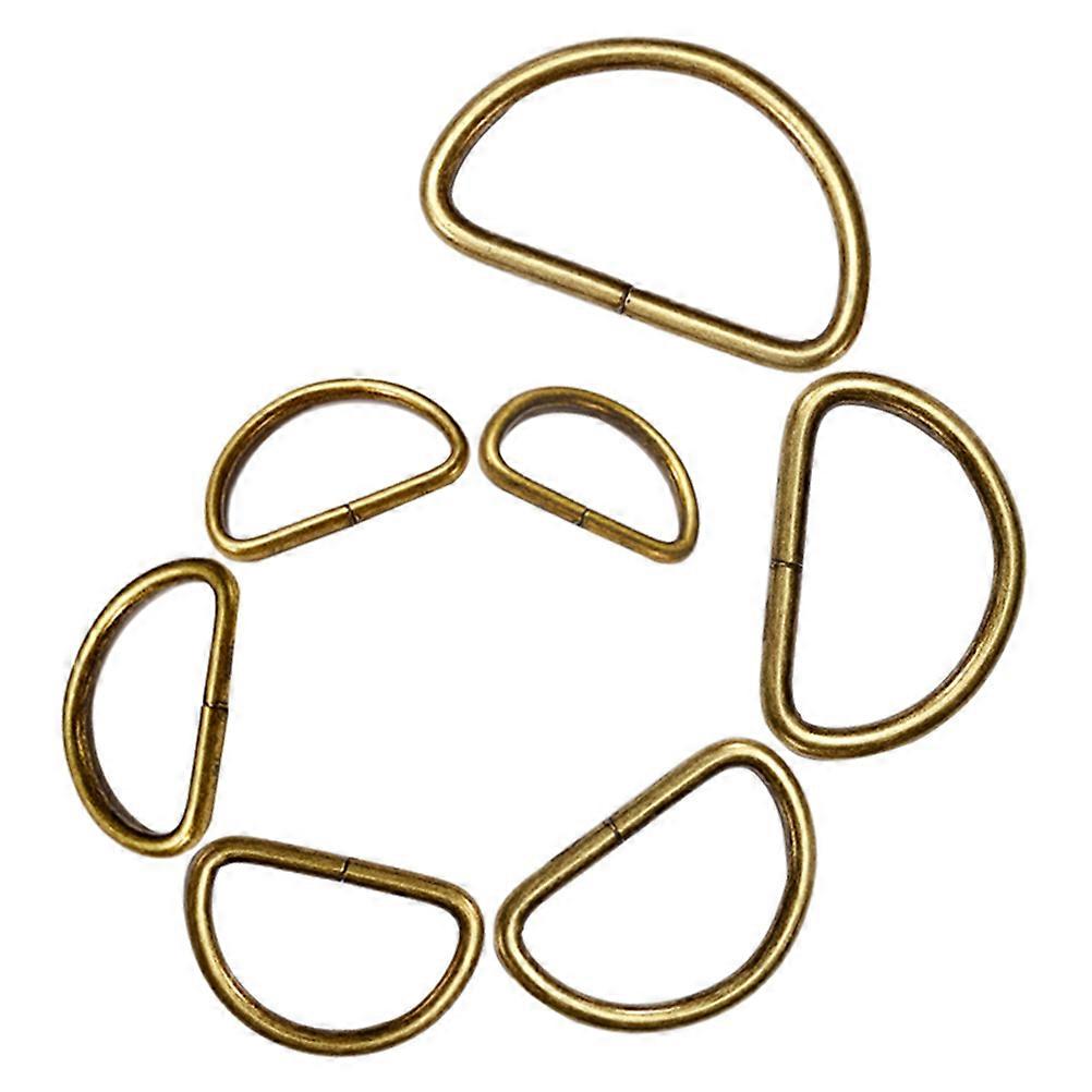 D Ring Buckle Accessories for Craft Use Golden Metal D Rings 20 Pieces 1.57 Inches