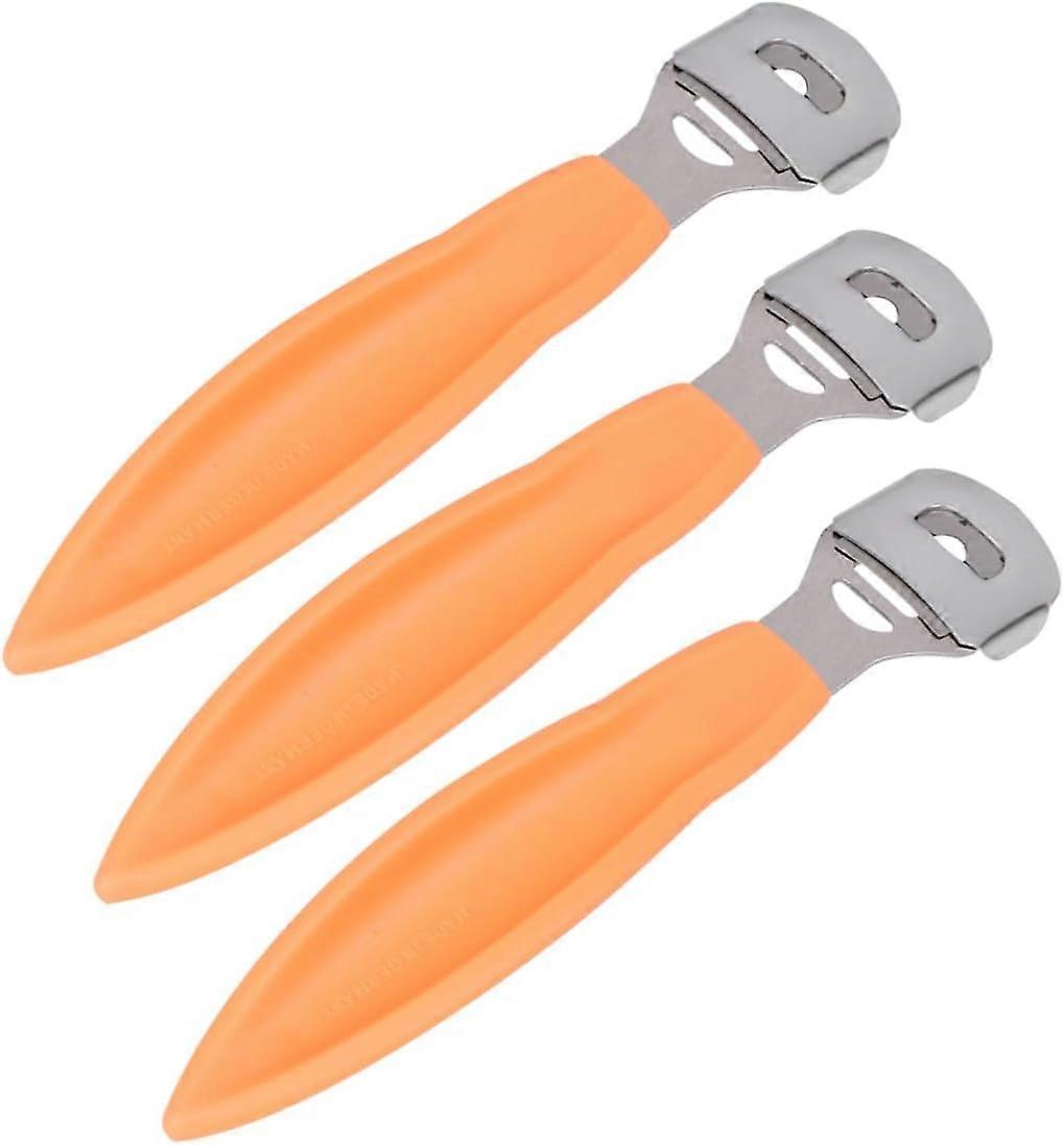 3pcs Foot Callus Shaver with Non-Slip Handle for Easy Dead Skin Remova