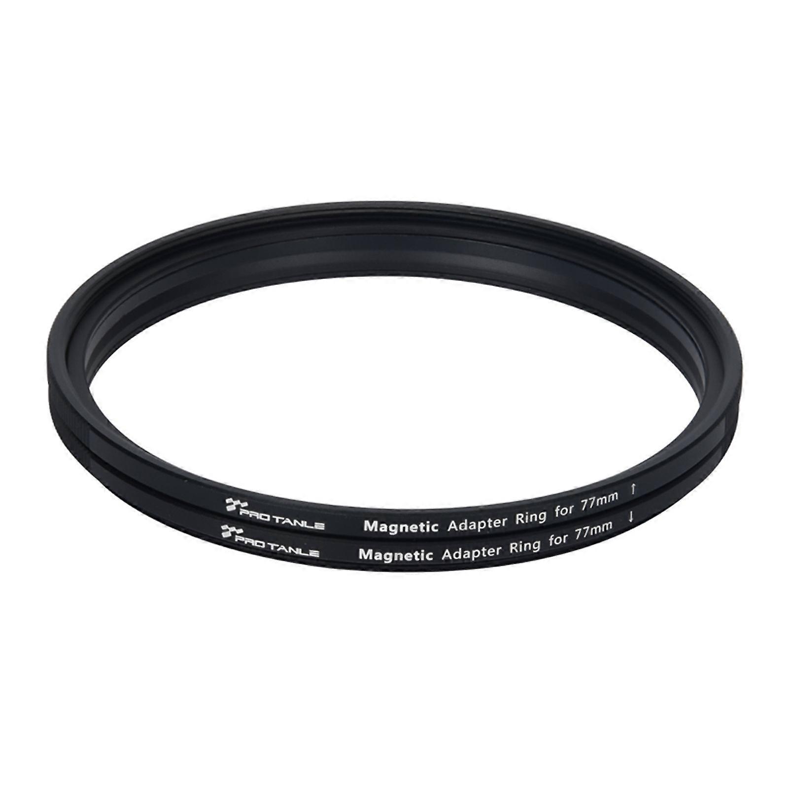 PRO TANLE Magnetic Filter Adapter Ring Kit 77mm Ring Adapter for Filter and Lens Magnetic Adapter Ring for Converting Thread Filter to Magnetic Filter