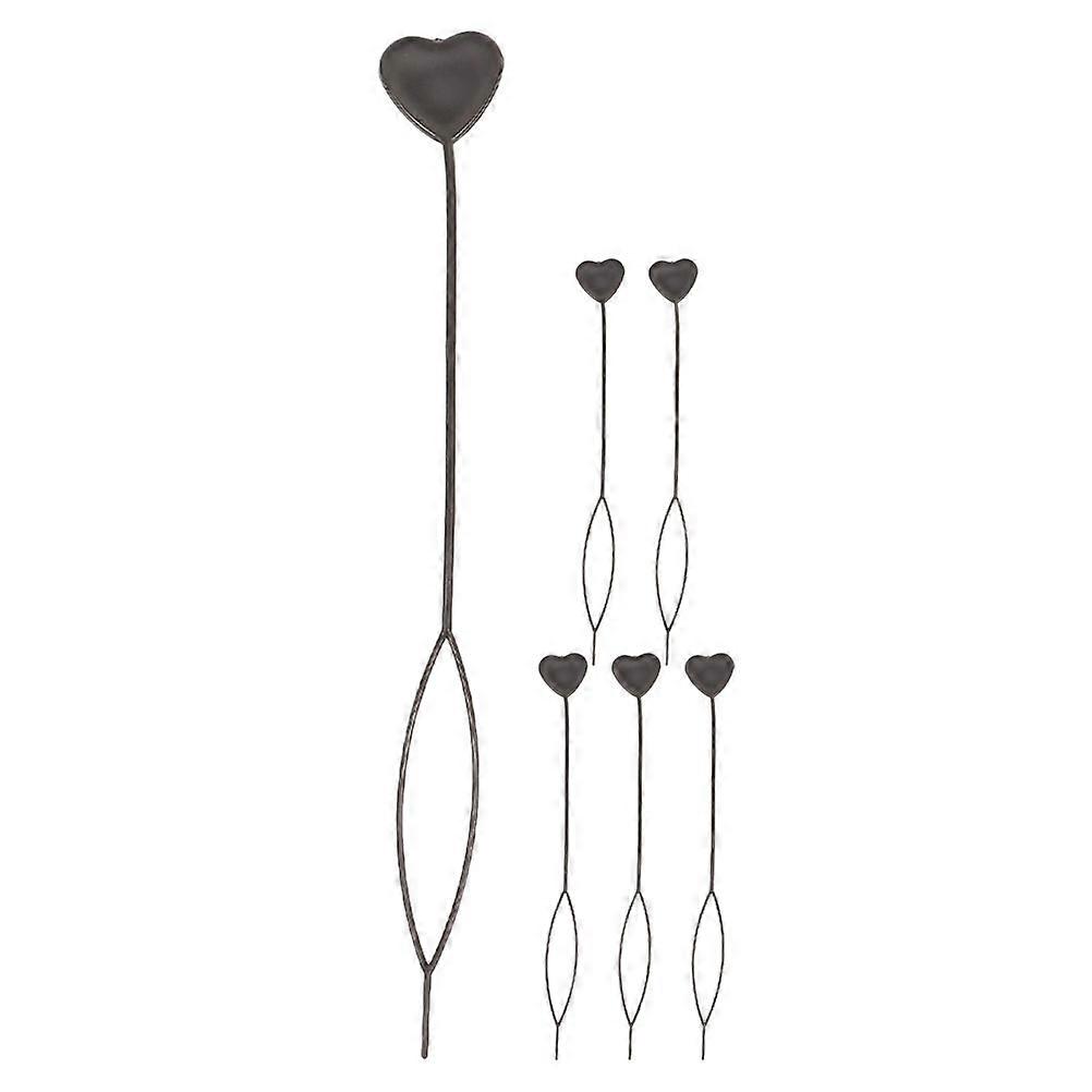 Braid Tool Tail Tools for Hair Tools Black Plastic for Updos 6Pcs