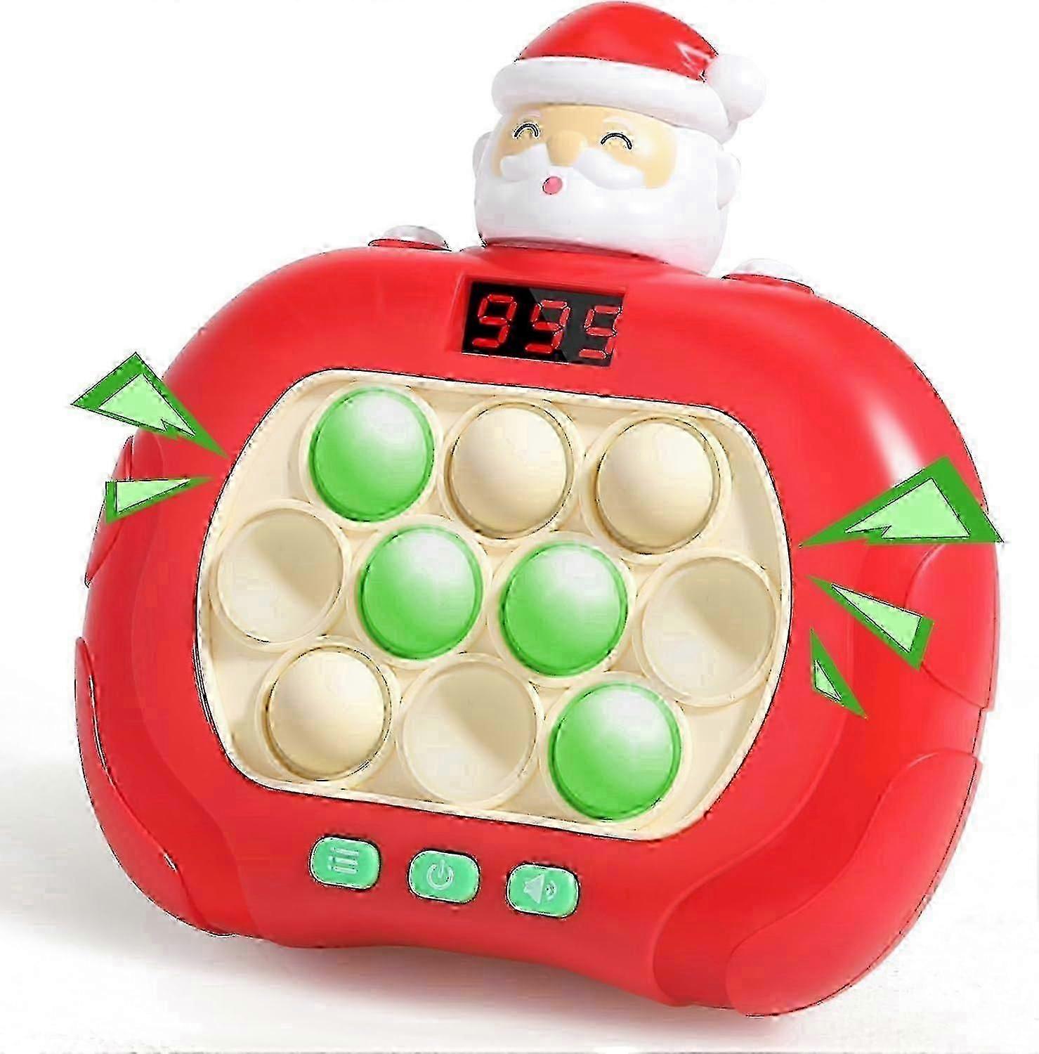 Kids Push Bubble Game, Handheld Toy for Ages 6-12, Glow Pop Stress Relief Gift for Christmas & Birthday