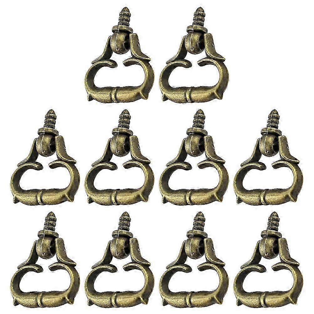 10pcs Creative Antique Mini Handles Antique Mini Pullers Mini Thread Handles