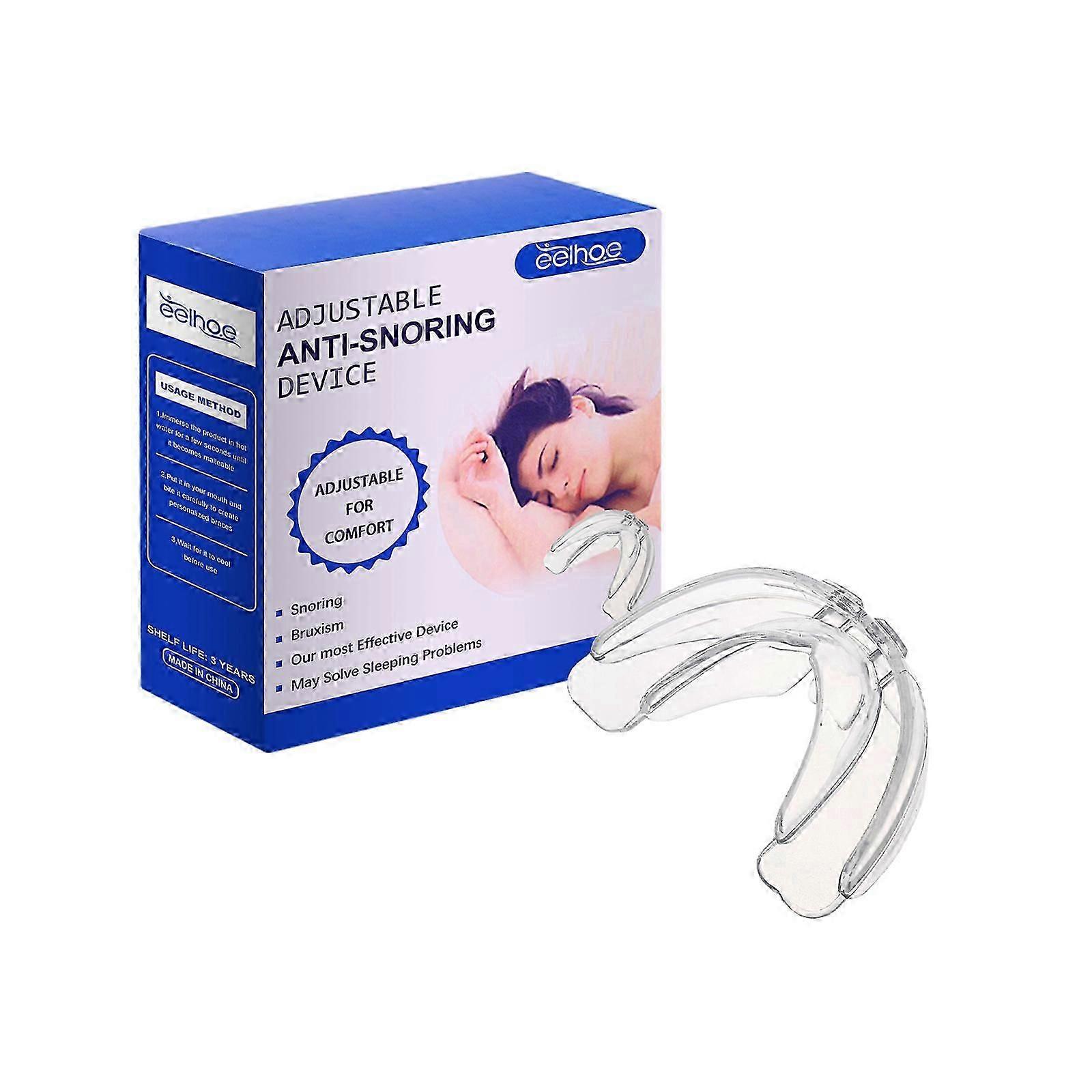 EELHOE anti snoring braces prevent snoring and teeth grinding, ensuring smooth breathing and protecting teeth. Anti snoring braces protect teeth