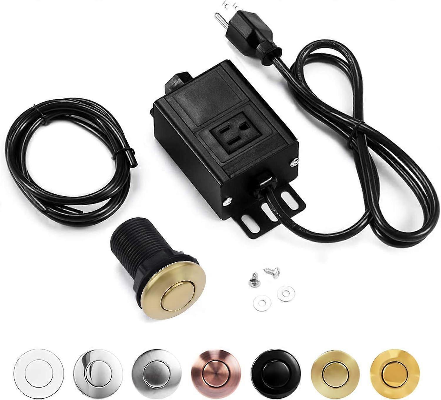 Garbage Disposal Air Switch Kit, Sink Top Waste Disposer 2