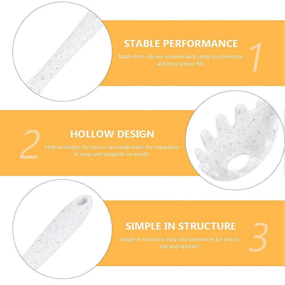 Silicone Spaghetti Server Kitchen Pasta Spoon Multi-functional Egg Spoon