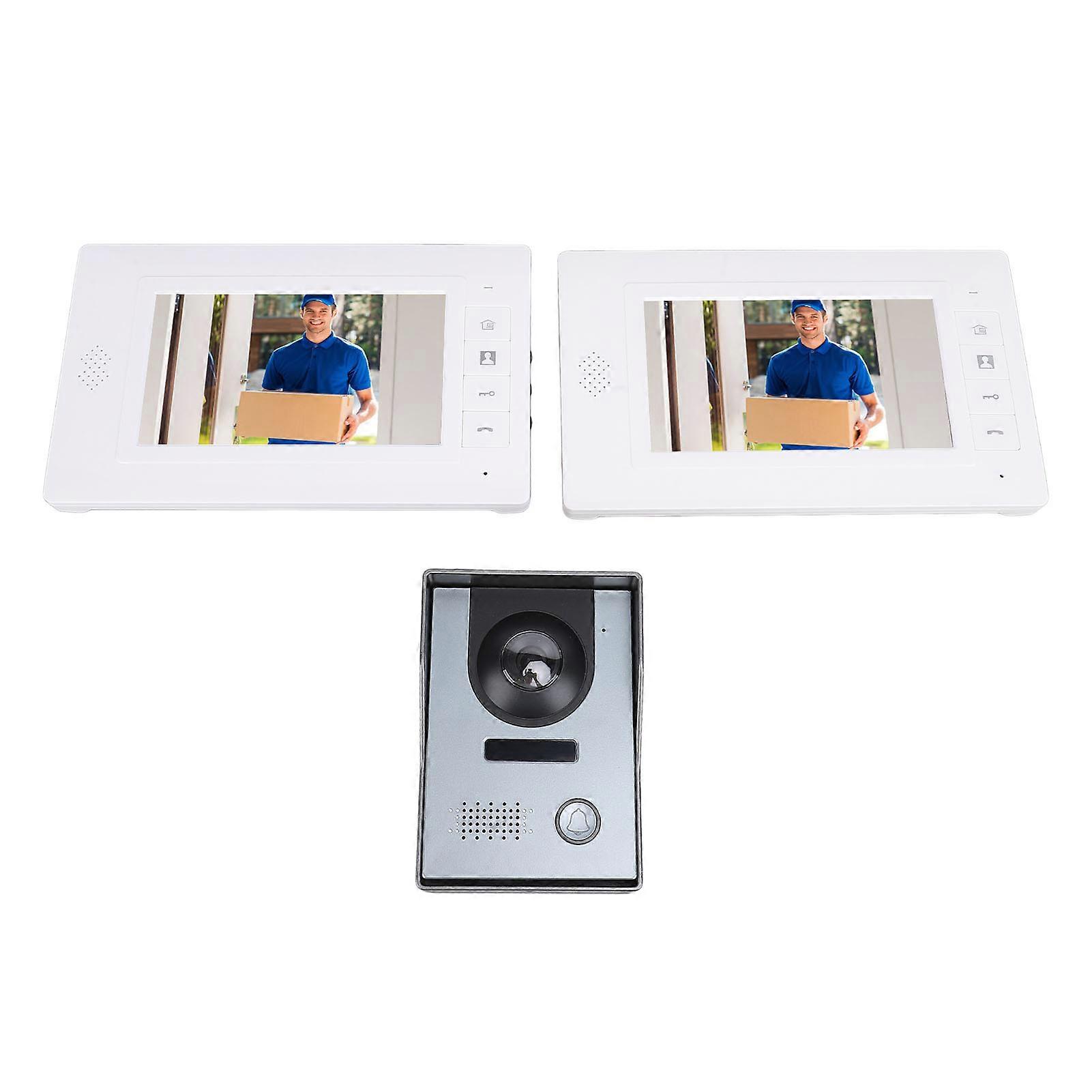 7 Inch Wired Video Doorbell Intercom System Dual Way 800x480