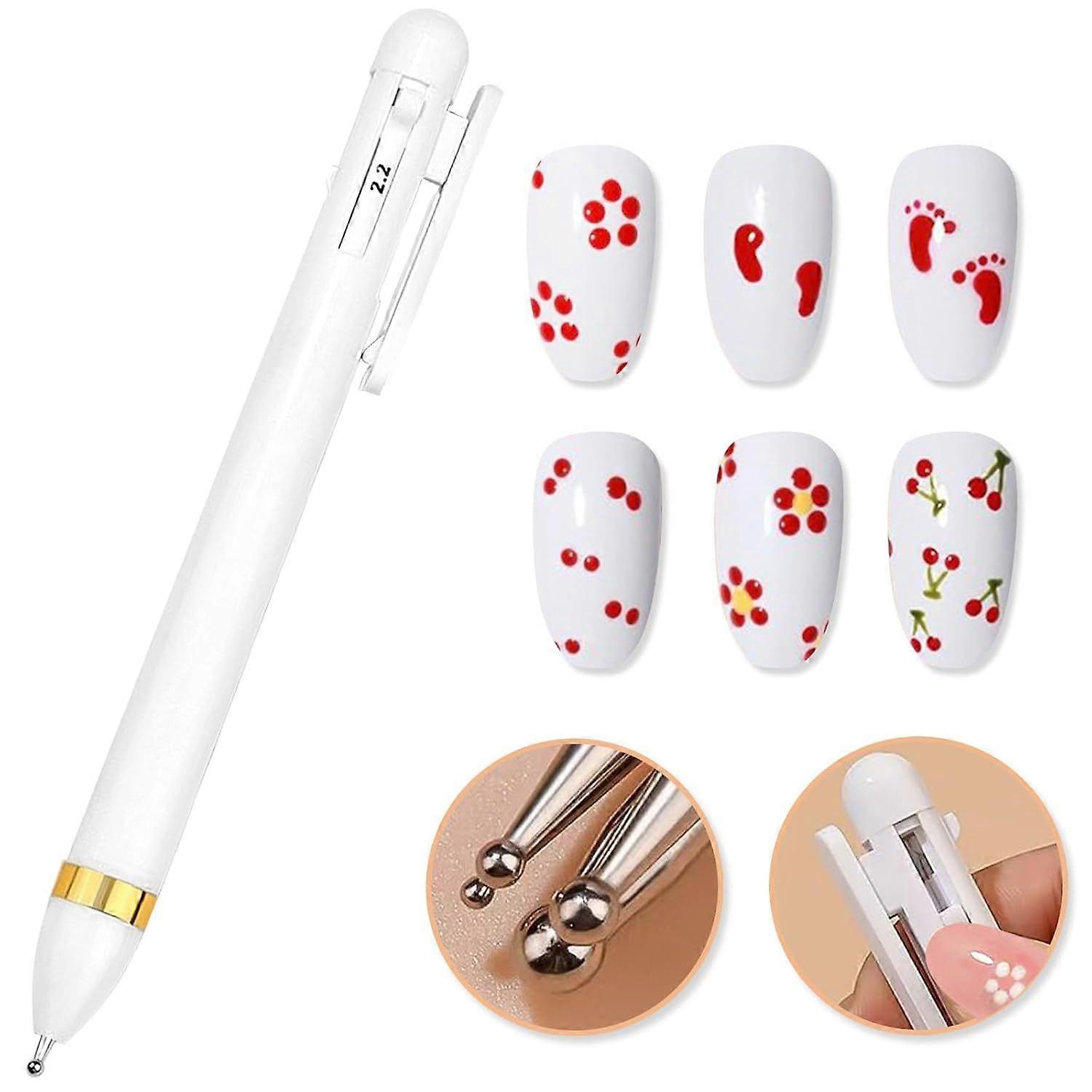 Nail Dotting Pen Nail Art Dotting Tools in Ballpoint Pen Design Nail Art Kit