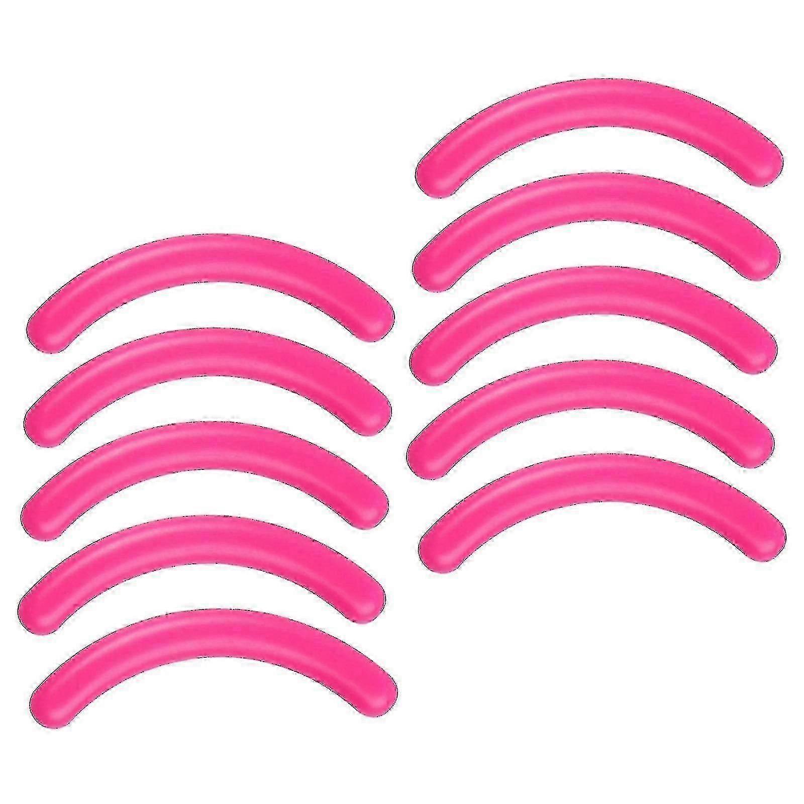 10x Silicone Eyelash Curler Refills, Replacement Pads Portable, Eas...