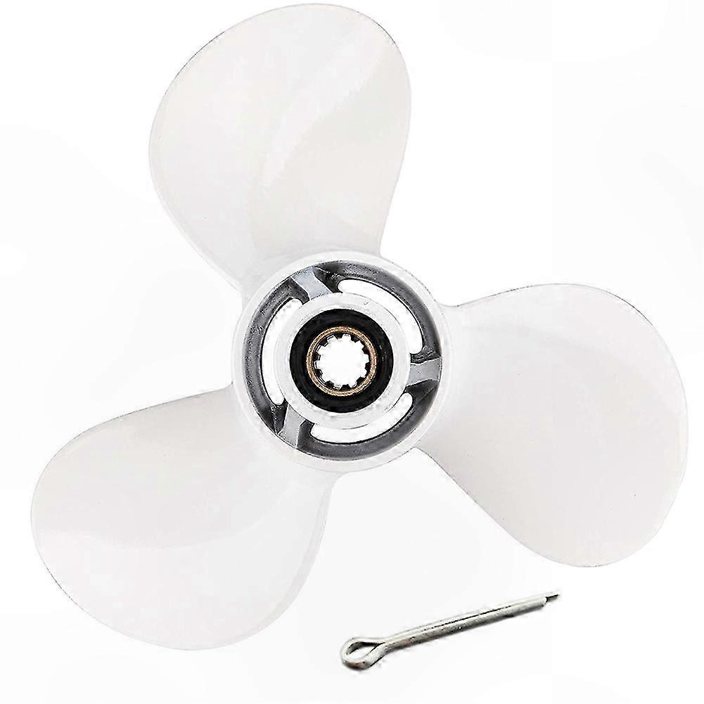 Marine Propeller Compatible with 20Hp 25Hp Engines 9-7/8X10-1/2 Size Outboard Replacement Part